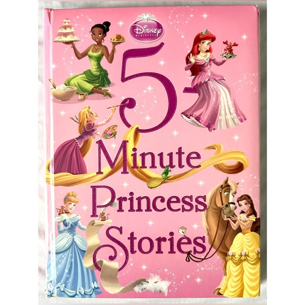 Disney Princess 5-Minute Princess Stories Hardcover Book